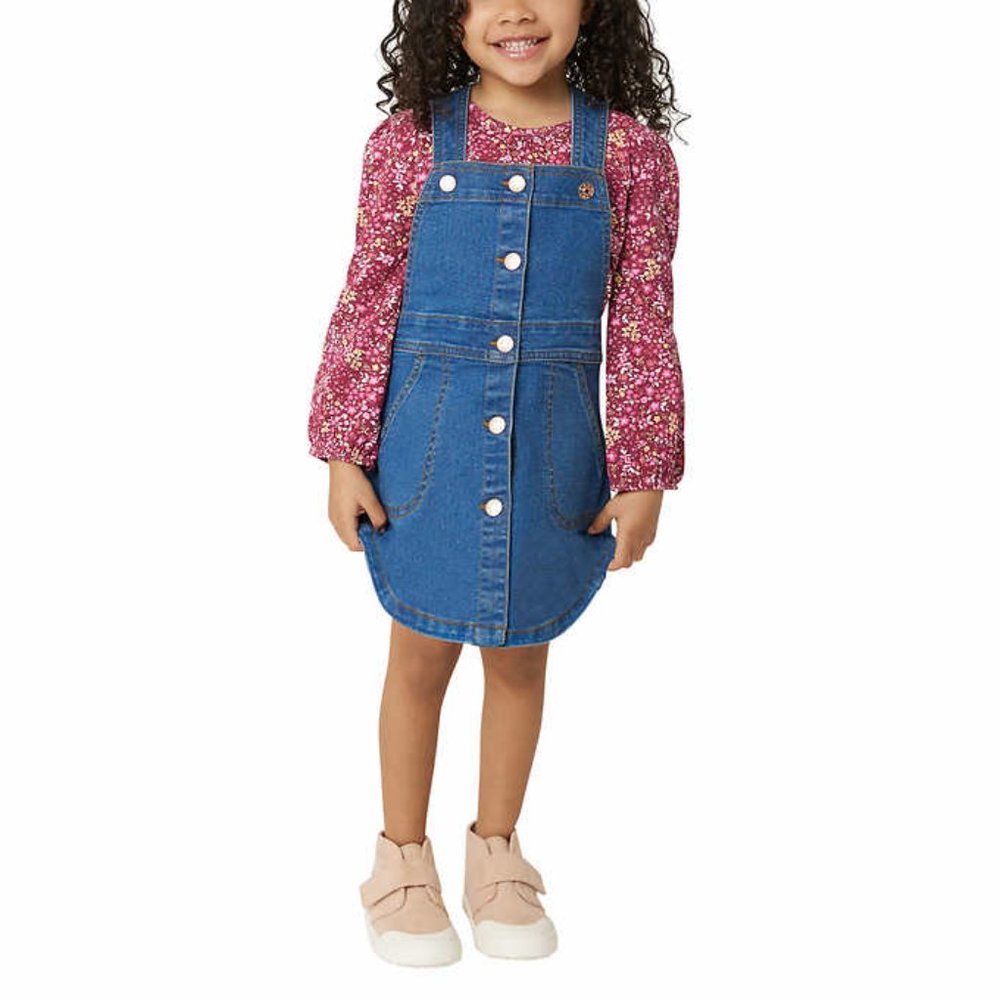 BCBG Girls Kids' 2-piece Jumper Red Set NWT 4T and 5